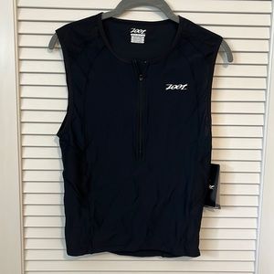 Zoot Endurance Tri Mesh Top men’s black size small